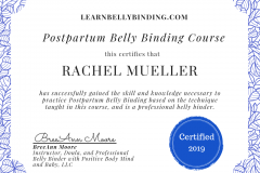 Belly-Binding-Certification